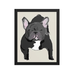 Image of FRENCH BULLY FRAMED ART