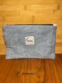 Image 1 of Pochette jeans clair pastel