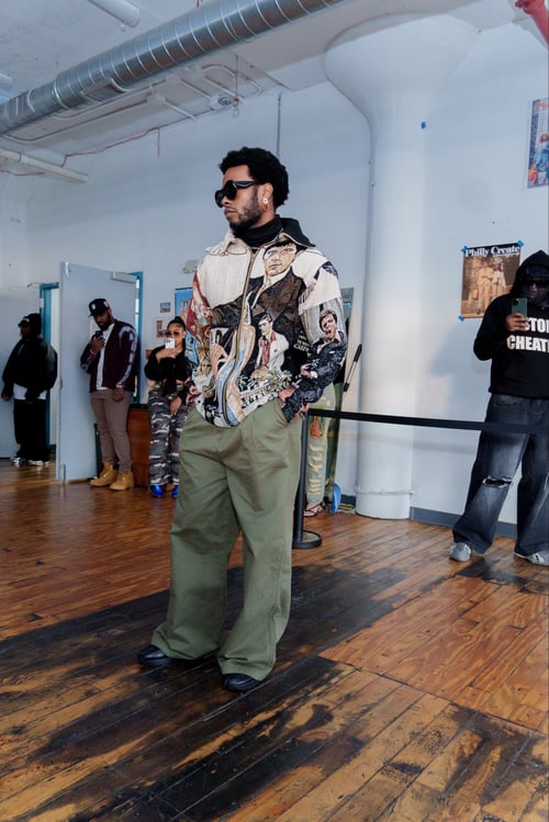 Image of Pangea Scarface Tapestry Jacket
