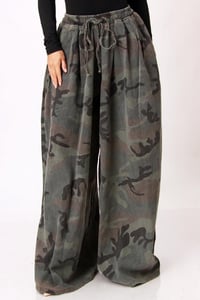 Image 4 of CAMO Wide Leg DIVA Pants