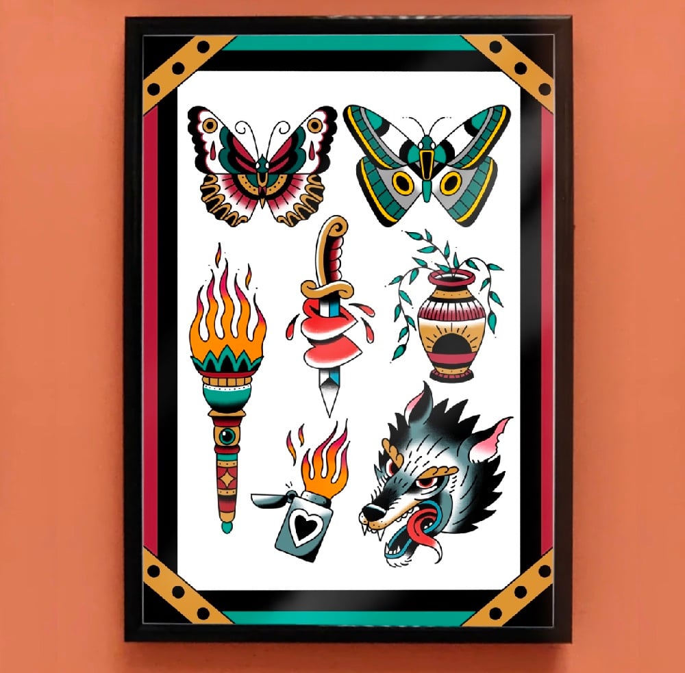 Traditional Flash Print