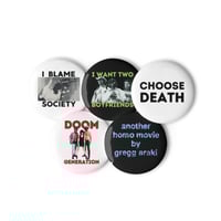 Image 1 of teen apocalypse buttons