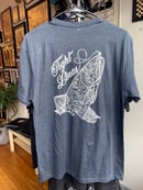 Image 3 of Tattooed Trout- Navy Heather