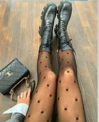 Image 2 of CC Black Tights