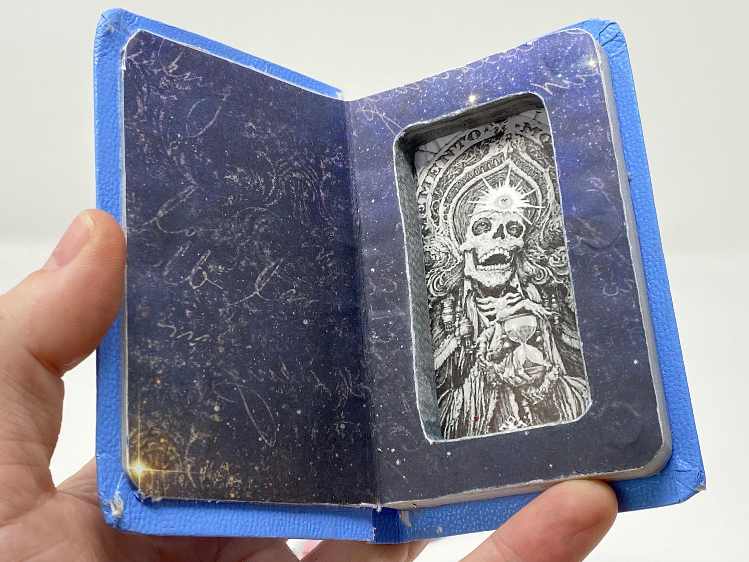 Image of Pocket Bible Joint Case (light blue skele)