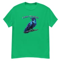 Image 6 of Cosmic Messenger Raven Shirt – Mystical Galaxy Crow Unisex T-Shirt | Celestial Raven Art 