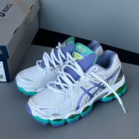 Image 3 of Asics Gel Nimbus 16 Aqua Blue 2 sizes: us7/eu38, us9/eu40.5