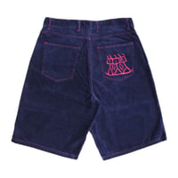 Image 1 of ZigZag Shorts | Navy Blue