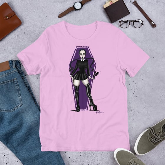 Image of WEDNESDAY I'M IN LOVE LILAC Unisex t-shirt
