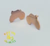 Africa Map Solid Stud Earrings