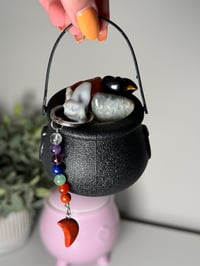 Image 2 of CRYSTAL FILLED CAULDRONS (INCLUDES MINI BAT)