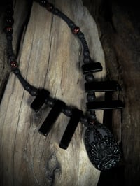 Image 1 of Obsidian Druga necklace