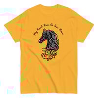 Image 13 of Unisex classic tee, My Heart Runs On Four Hooves Horse Tee