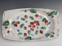 Image 1 of Rectangular serving tray with lady bugs