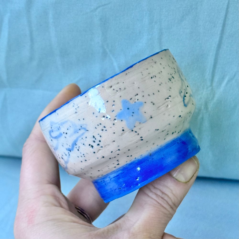 image of blue bunny cup