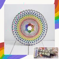 Image 1 of Rainbow Beaded Suncatcher 