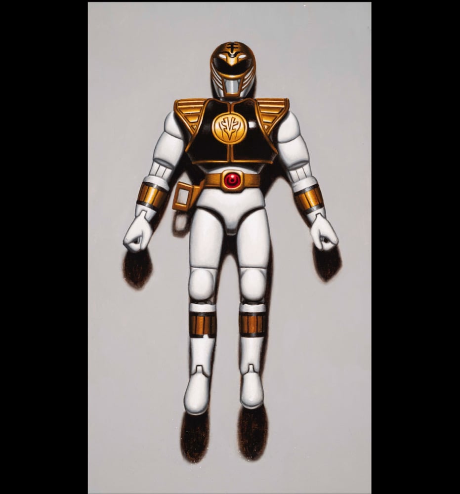 Image of original white ranger painting 