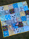 Gummie Bears and Top Hats Patchwork Mat