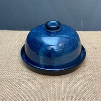 Image 1 of Butter Dish - dark blue