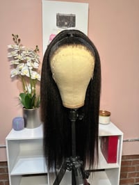 Image 5 of Kinky Straight HD Lace Wig w/ Kinky Edges (Ready To Wear)