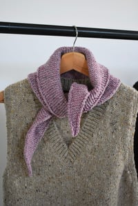 Image 9 of Wool Neckerchief - Hand-knit in Ireland 