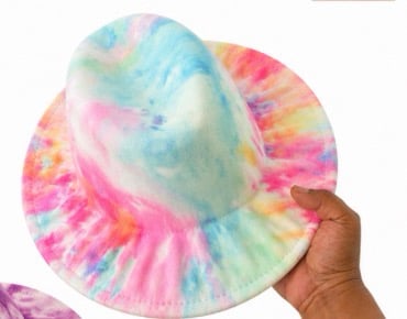 Image of 30% Off $15 ( now $10.50) Tie-Dye Fedora Hat 