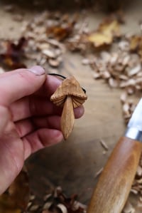 Image 9 of Mushroom Pendant Necklace. 