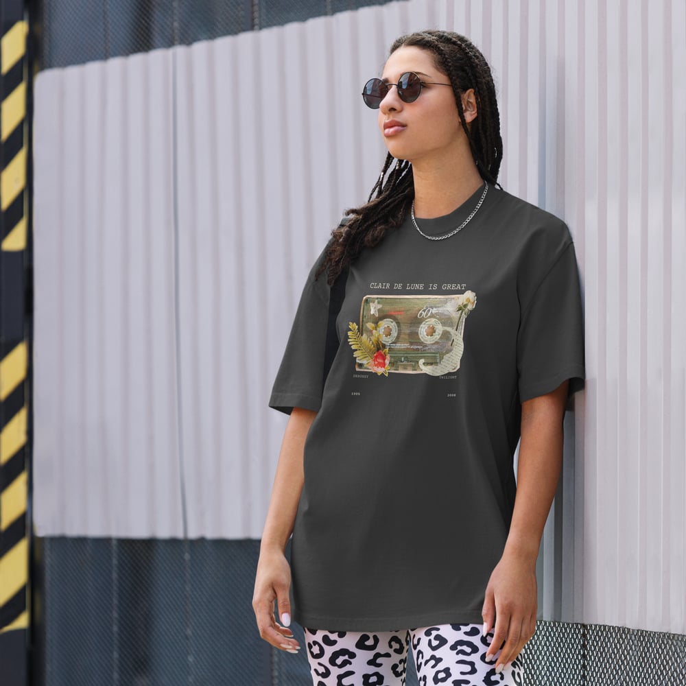 Image of Clair De Lune Is Great Vintage Oversized faded t-shirt