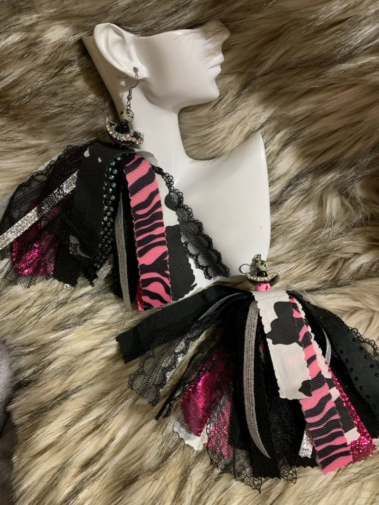 Image of Cowgirl Tassel Earrings #1