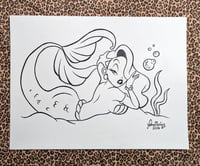 Jessica Rabbit Mermaid Inking