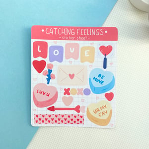 Image of Catching Feelings Mini Sticker Sheet