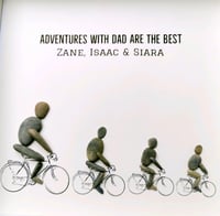 Image 2 of Dad &  3 children on bikes 