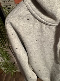 Image 2 of Rhinestone crop hoodie 