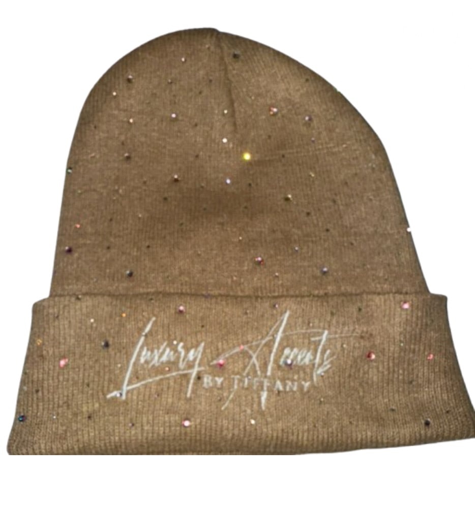 Image of Swarovski crystal “SIGNATURE” skull (tan)