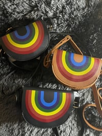 Image 3 of Brown Kids Rainbow Bag