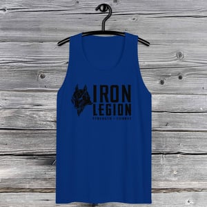 Image of Men’s Premium Tank Top - Iron Legion Strength + Combat