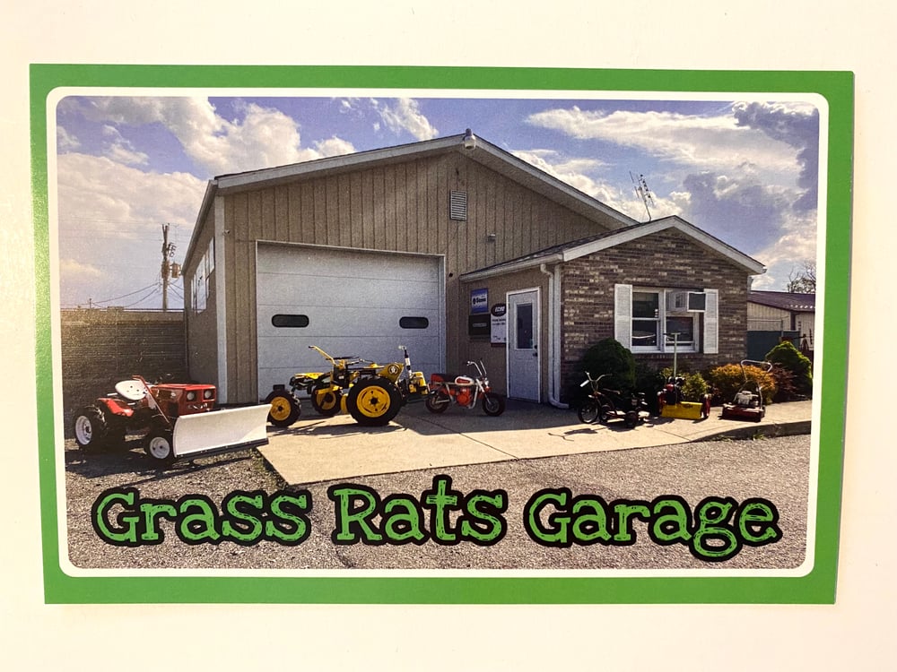 Post Cards! Grass Rats Garage! (FREE USA Shipping)