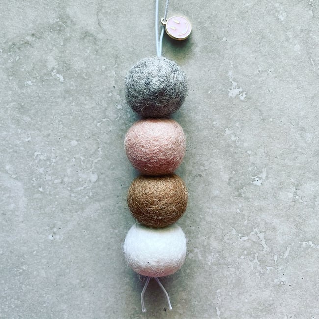 Hanging Car Diffuser 10ml - PINK/BROWN  **ONLY 3 AVAILABLE**