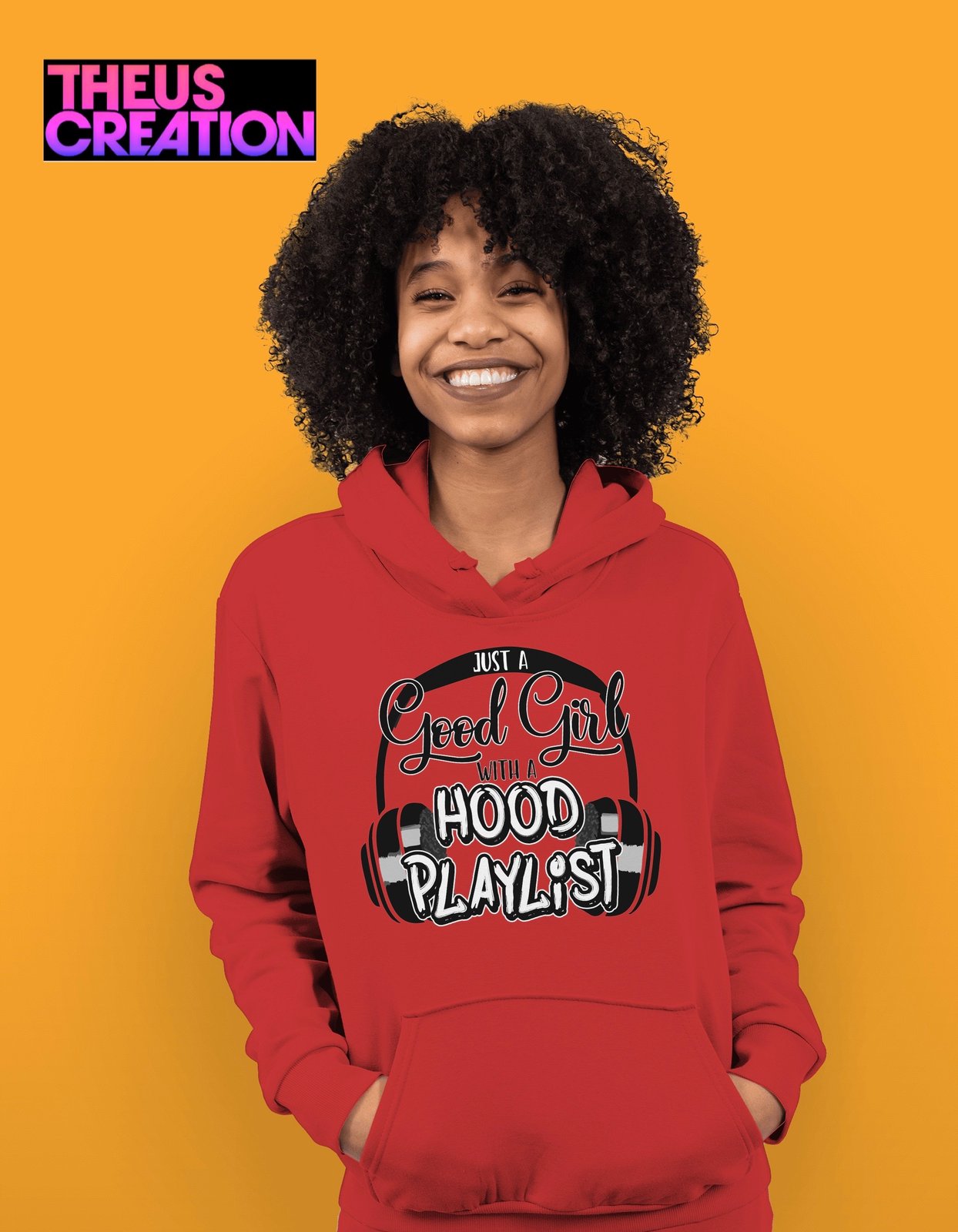 Good Girl Hood Playlist Sweatshirt Theus Creation