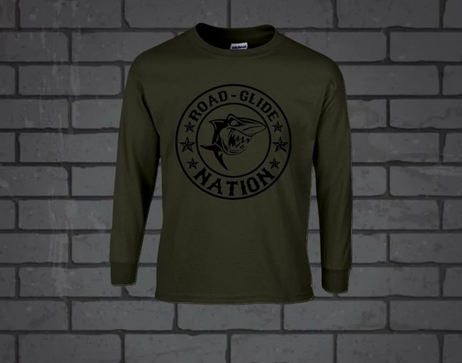 Road Glide Nation OG Military Green Long Sleeve