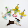 X Large Vintage Style Leaping Rabbit