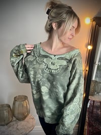 Image 3 of XL Slouchy Sweatshirt green