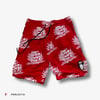 Red/White TrillionDollaSummer shorts 