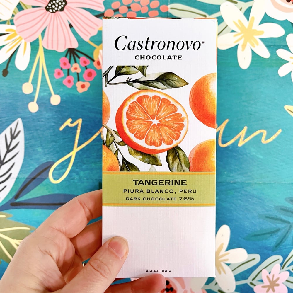 Image of Castronovo Chocolate 76% Piura Blanco Dark Chocolate with Tangerine