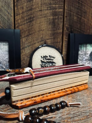 Image of Purple Heart/Sycamore with Snakewood inlay