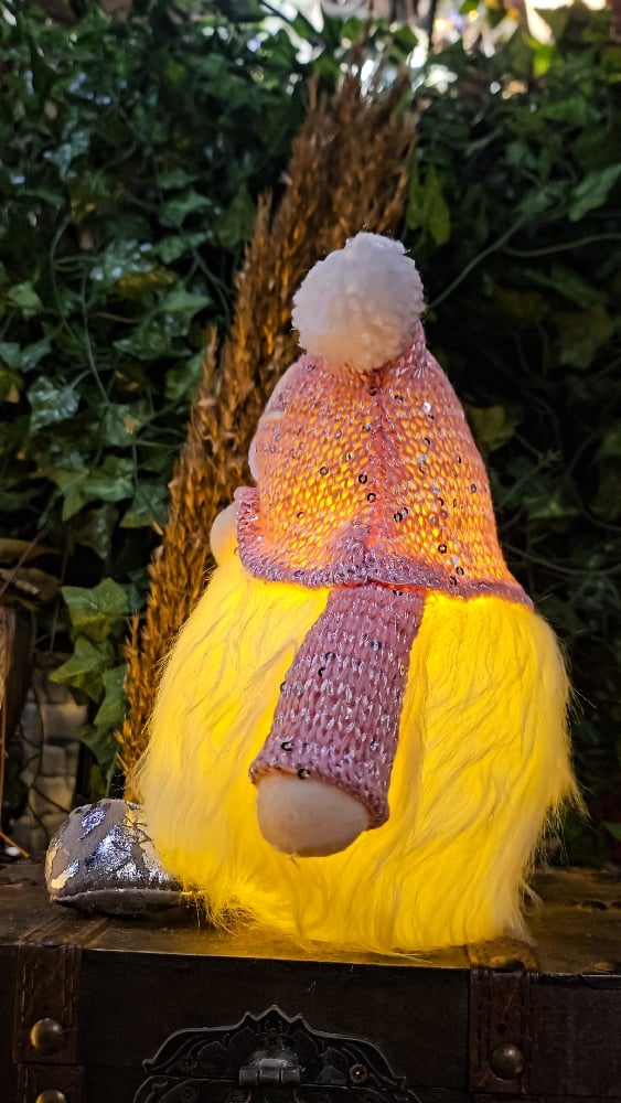 ๐The Armored Kingdom Moonlit Lantern Gnome Plushie - LED Plushie
