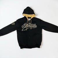 Image 3 of Starter Heavy Fleece Quilted Jacket Astros 