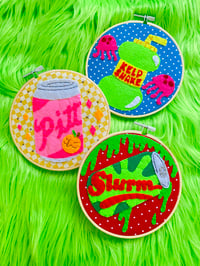 Image 3 of Fictional Food Embroidery Hoops- 6” 