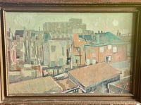 Image 3 of Impressionist Cityscape Oil on Canvas