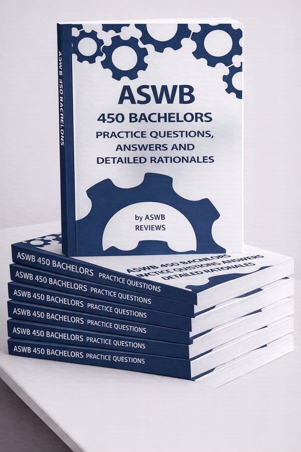 Image of ASWB SUCCESS HANDBOOK - BACHELORS PRACTICE TESTS